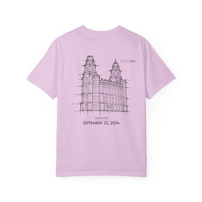 Essential Temple Tee – with personalizable date (Manti)