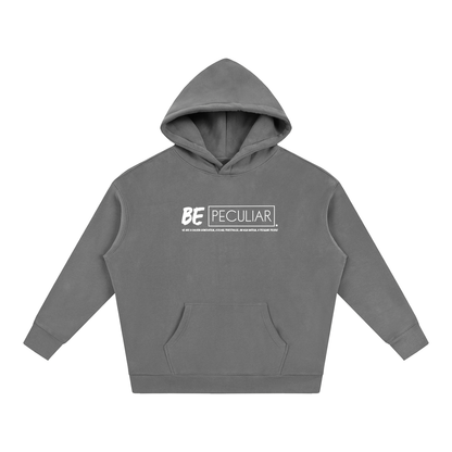 Be Peculiar hoodie front print - Gray