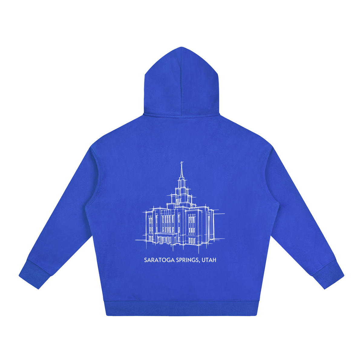 Ultra-soft Oversized Temple Hoodie (Saratoga Springs)