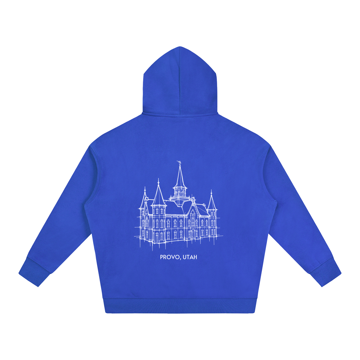 Ultra-soft Oversized Temple Hoodie (Provo City Center)