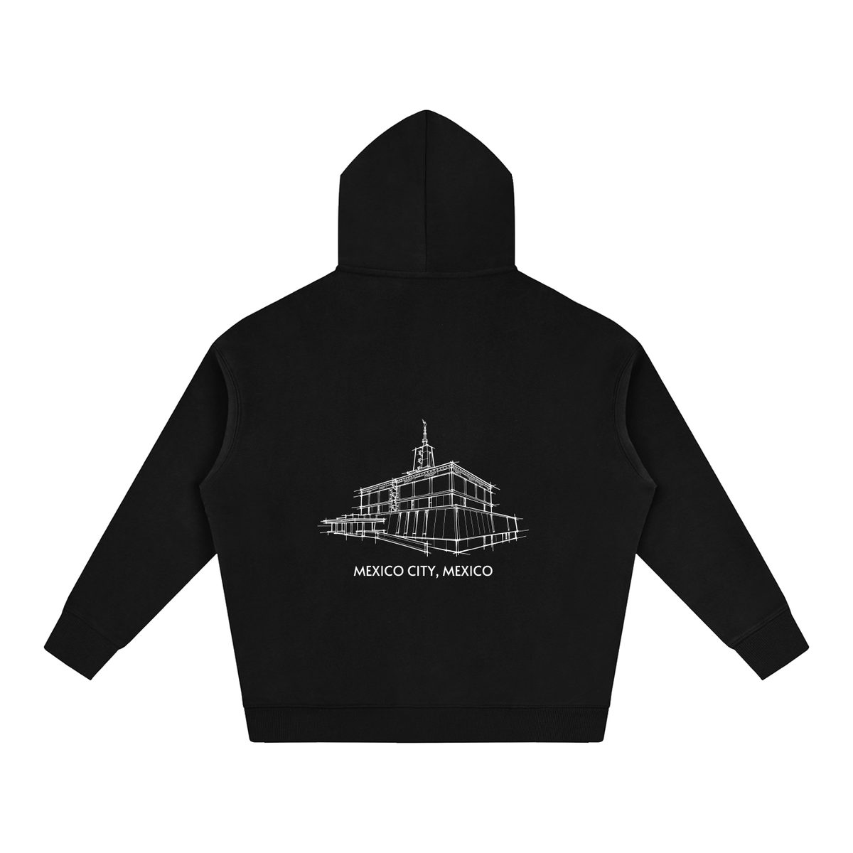 Ultra-soft Oversized Temple Hoodie (Mexico City)