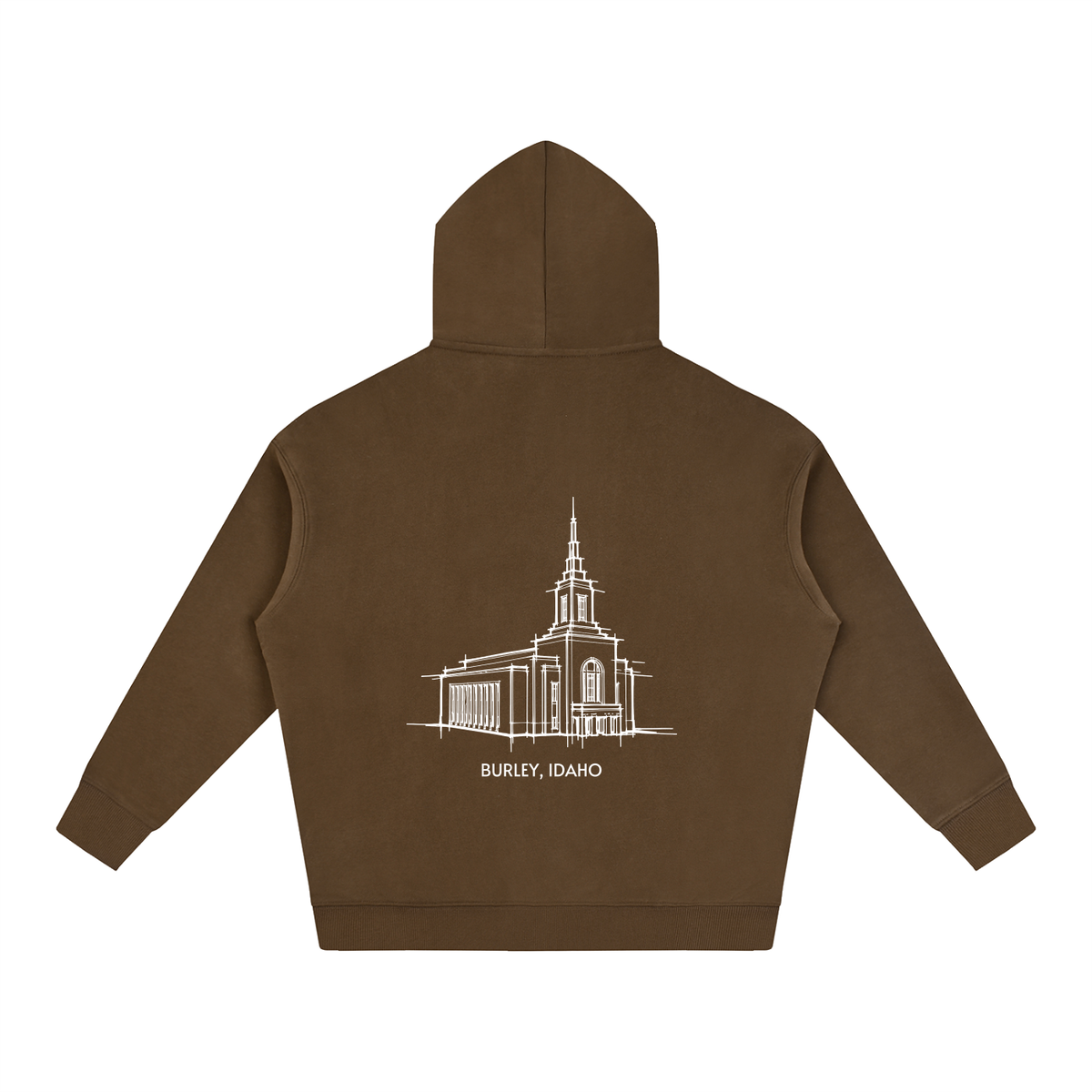 Ultra-soft Oversized Temple Hoodie (Burley)