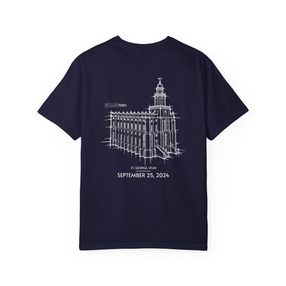 Essential Temple Tee – with personalizable date (St. George)