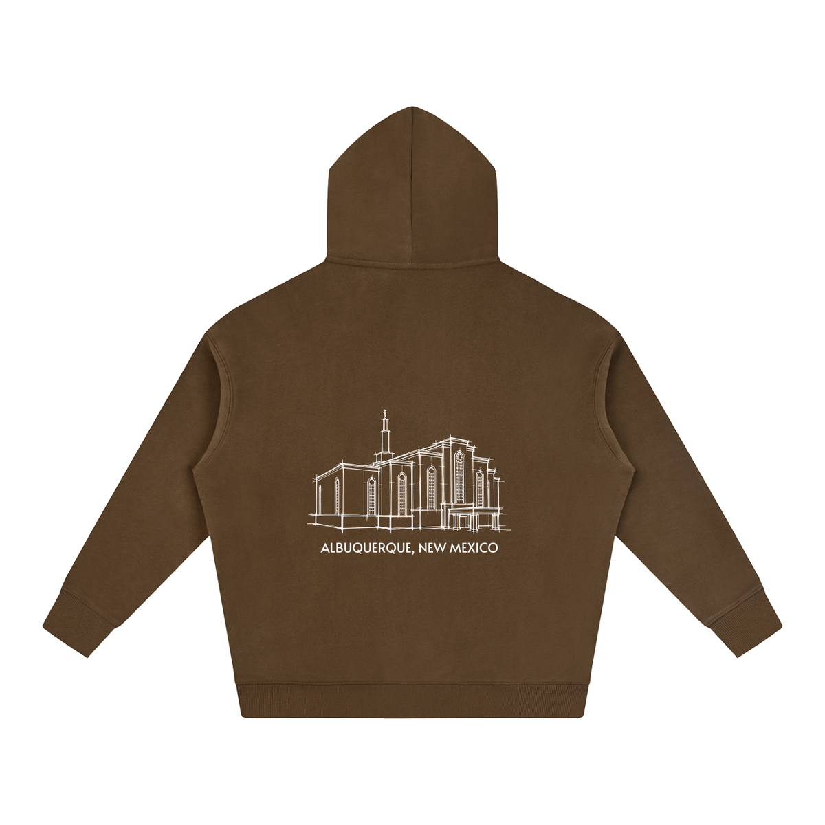 Ultra-soft Oversized Temple Hoodie (Albuquerque)