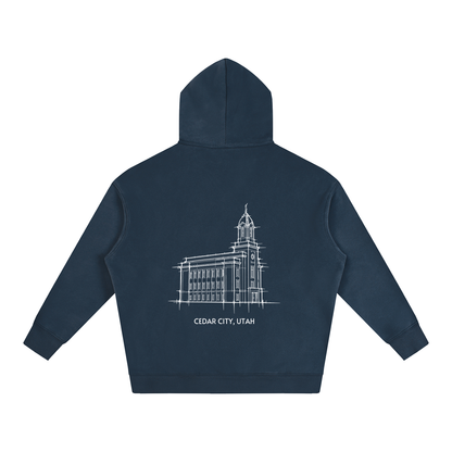 Ultra-soft Oversized Temple Hoodie (Cedar City)