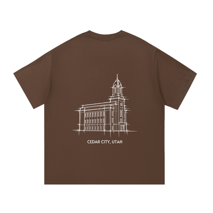 Essential Heavyweight Temple Tee (Cedar City)