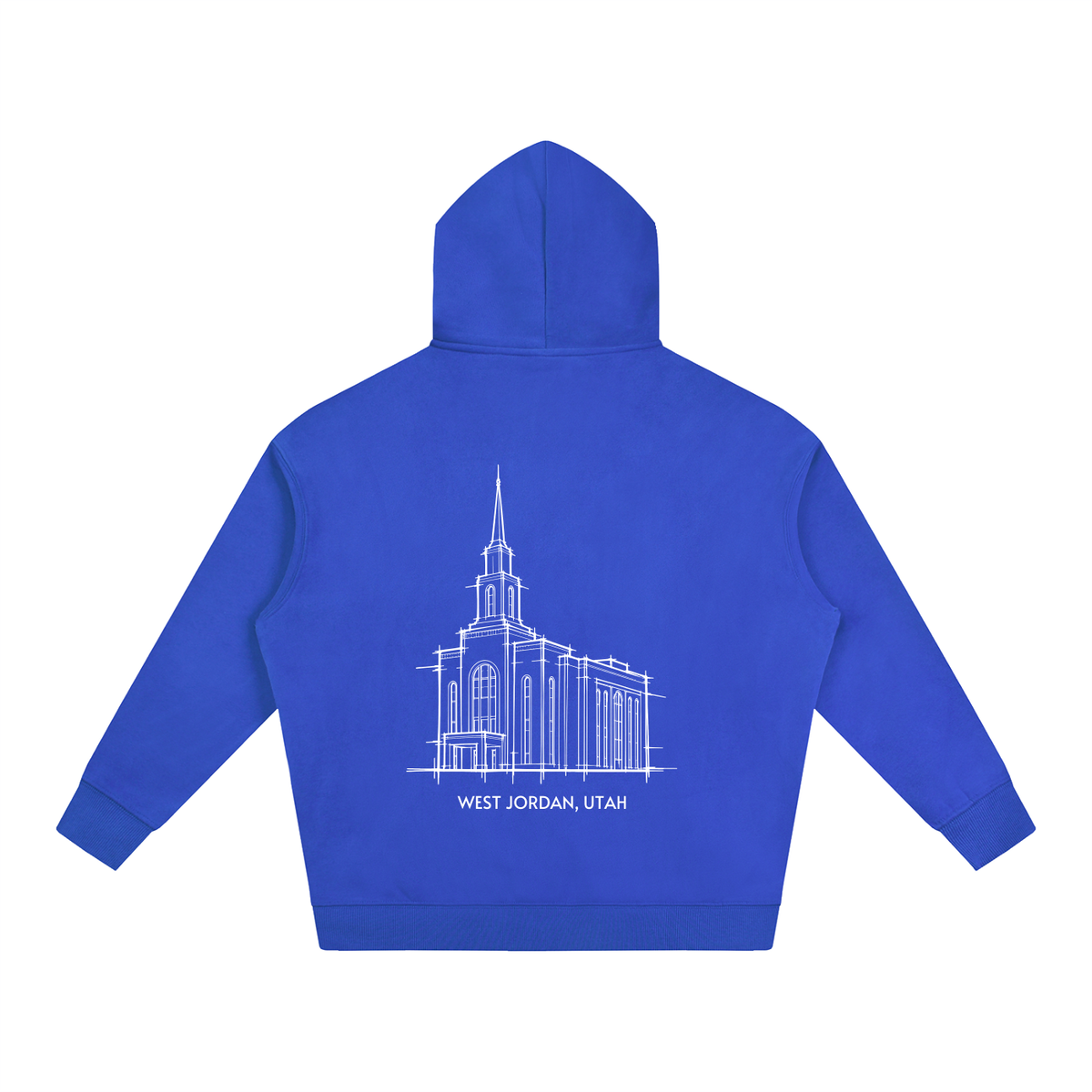Ultra-soft Oversized Temple Hoodie (West Jordan)