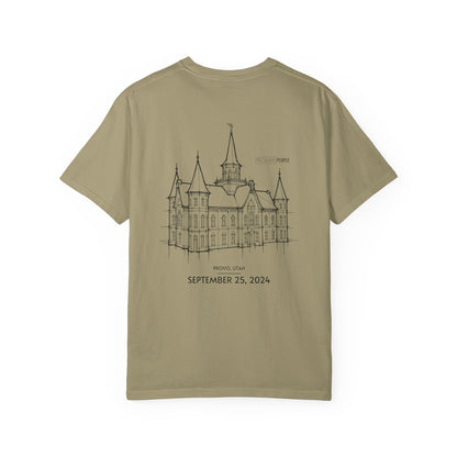 Essential Temple Tee – with personalizable date (Provo City Center)