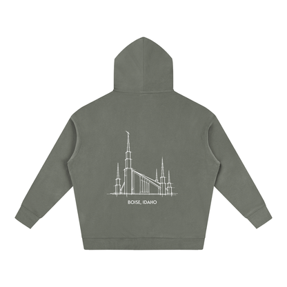 Ultra-soft Oversized Temple Hoodie (Boise)