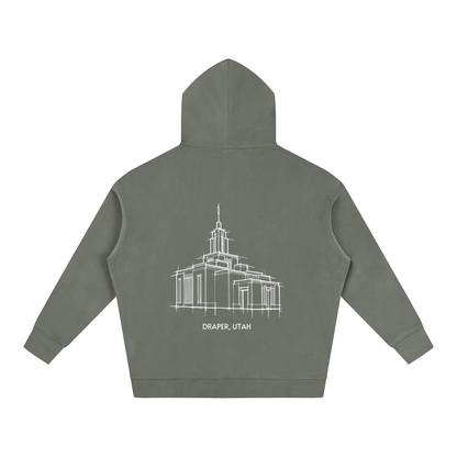 Ultra-soft Oversized Temple Hoodie (Draper)