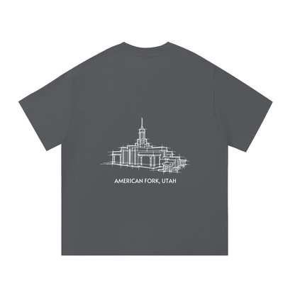 Essential Heavyweight Temple Tee (Mount Timpanogos)