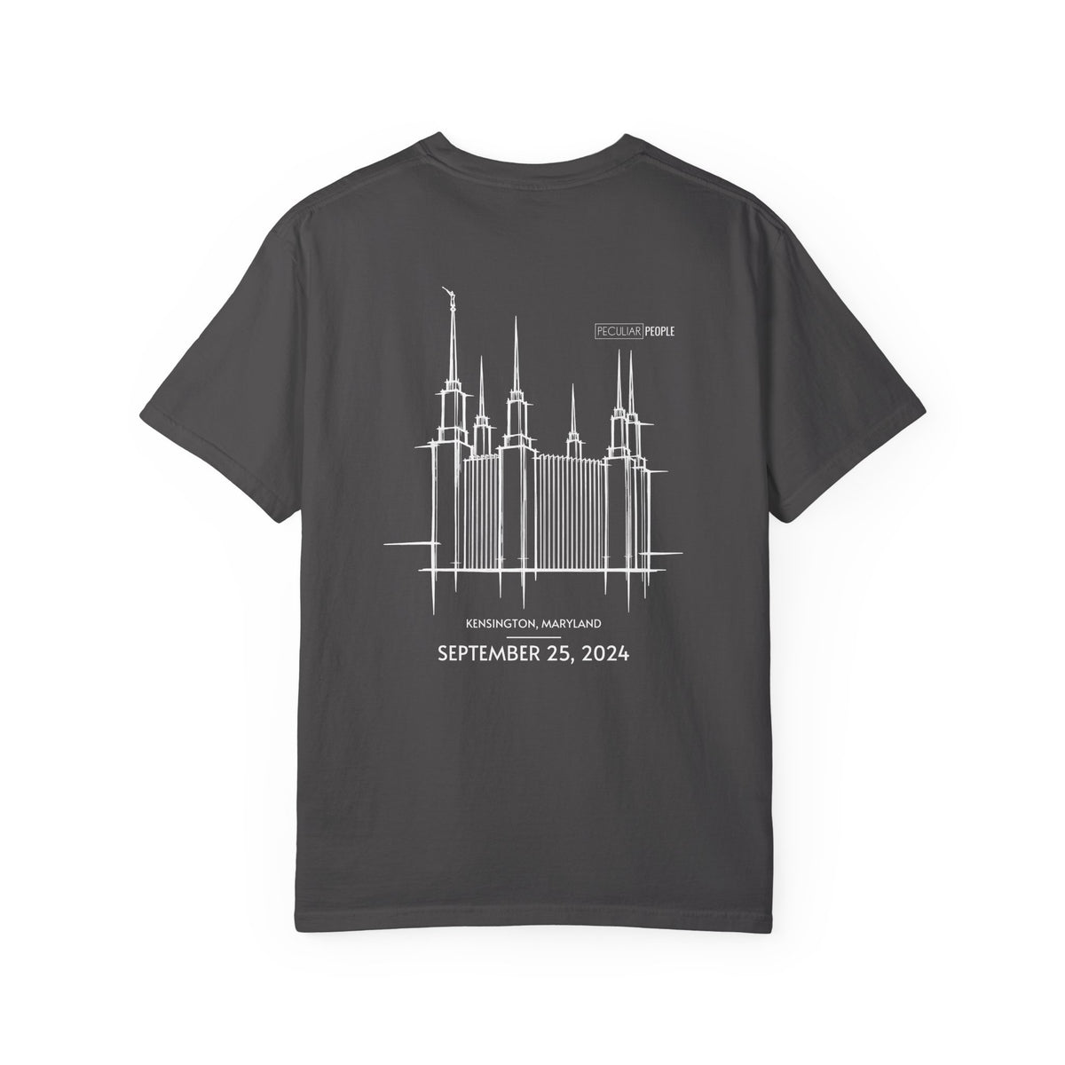 Essential Temple Tee – with personalizable date (Washington D.C.)