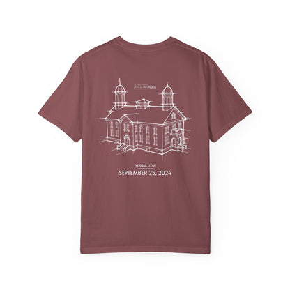 Essential Temple Tee – with personalizable date (Vernal)