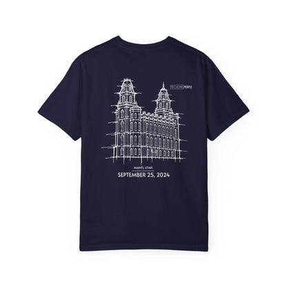 Essential Temple Tee – with personalizable date (Manti)