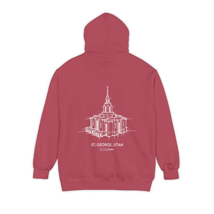 Pillar Temple Hoodie (Red Cliffs)