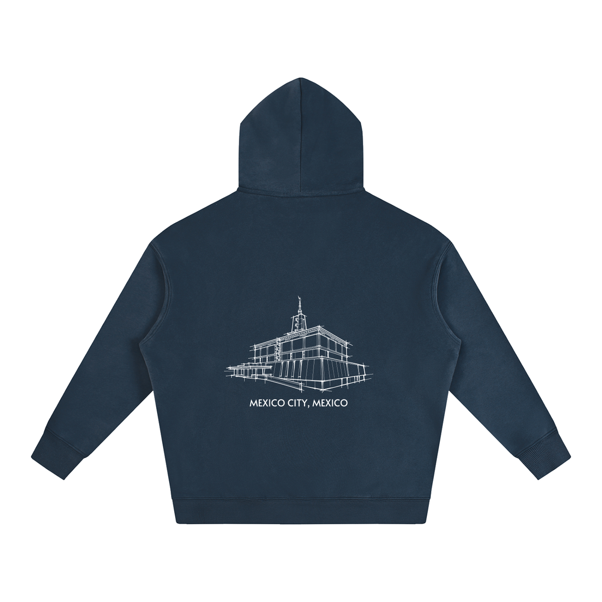 Ultra-soft Oversized Temple Hoodie (Mexico City)