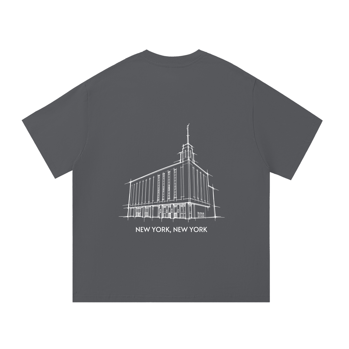 Essential Heavyweight Temple Tee (Manhattan)