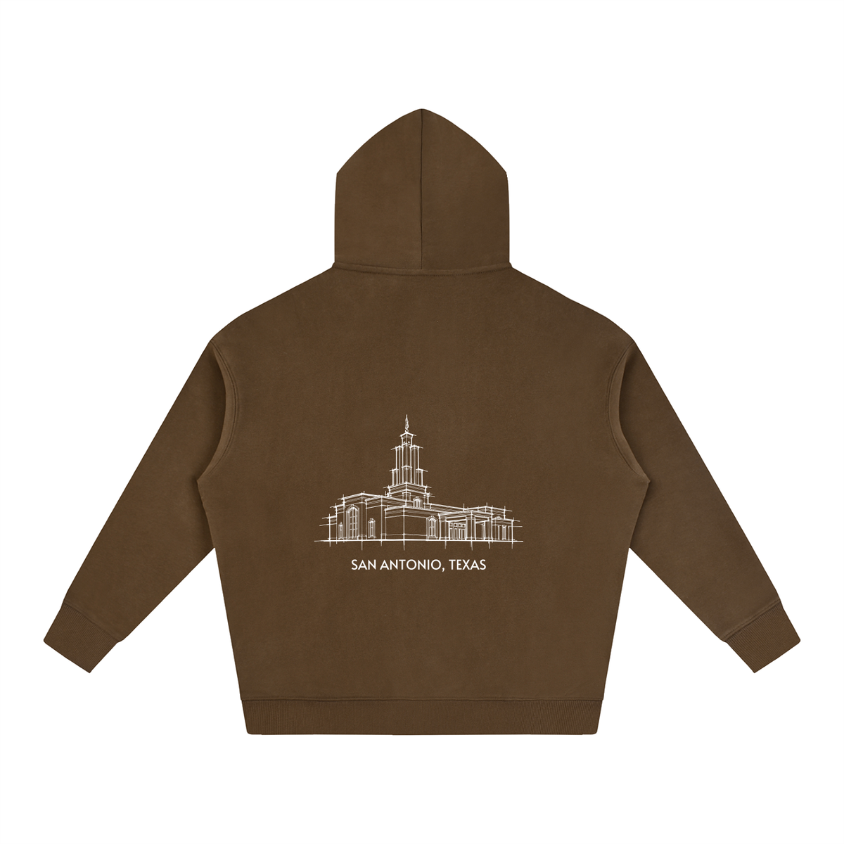 Ultra-soft Oversized Temple Hoodie (San Antonio)