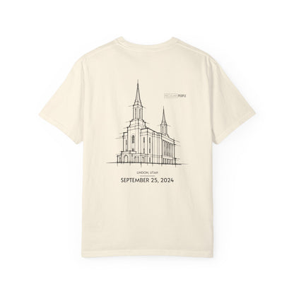 Essential Temple Tee – with personalizable date (Lindon)