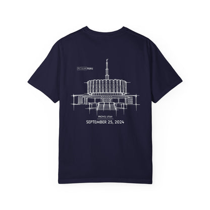 Essential Temple Tee – with personalizable date (Provo)