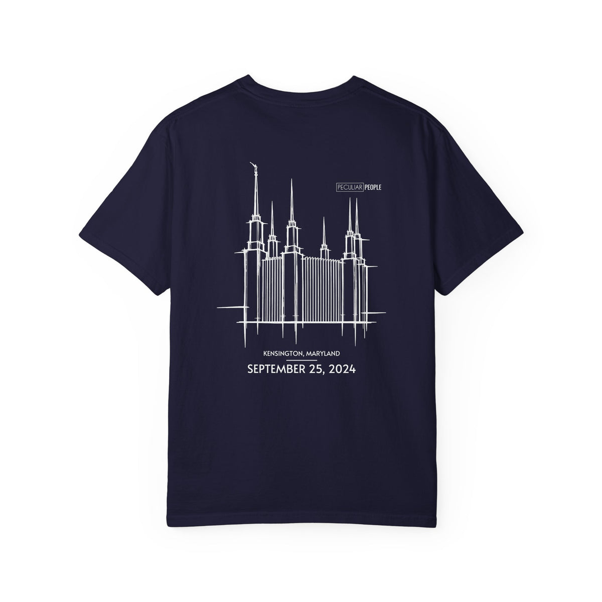 Essential Temple Tee – with personalizable date (Washington D.C.)