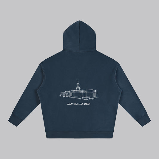 Ultra-soft Oversized Temple Hoodie (Monticello)