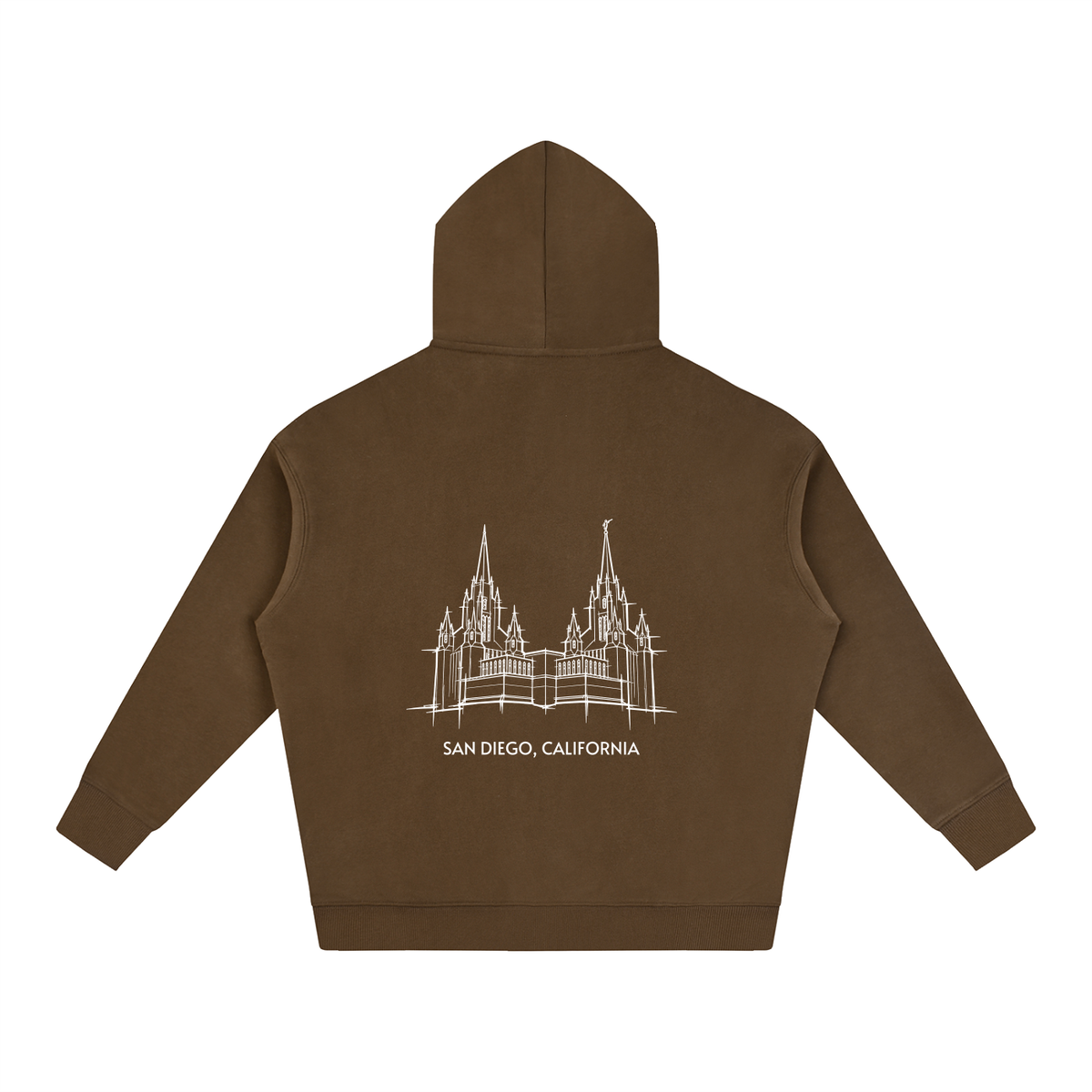 Ultra-soft Oversized Temple Hoodie (San Diego)