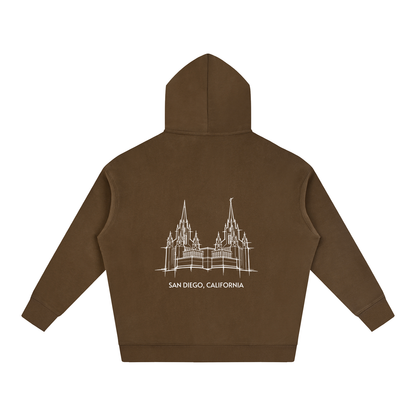 Ultra-soft Oversized Temple Hoodie (San Diego)