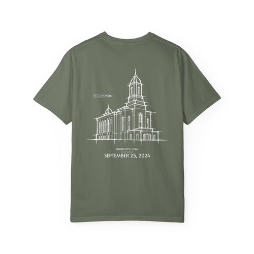Essential Temple Tee – with personalizable date (Heber Valley)