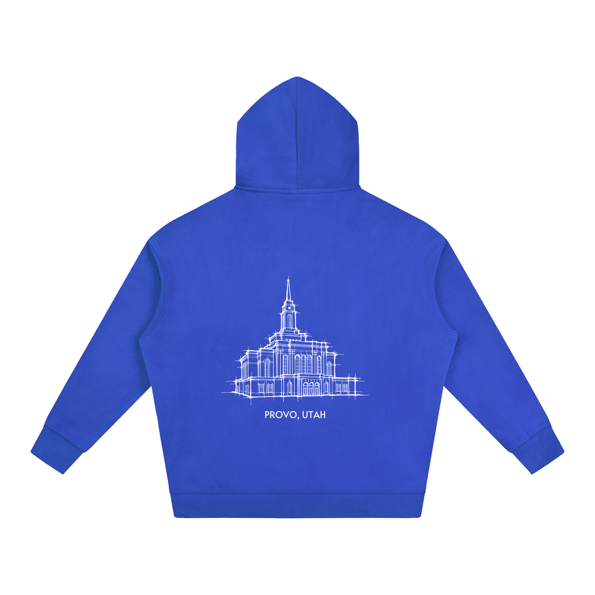 Ultra-soft Oversized Temple Hoodie (Provo Rock Canyon)