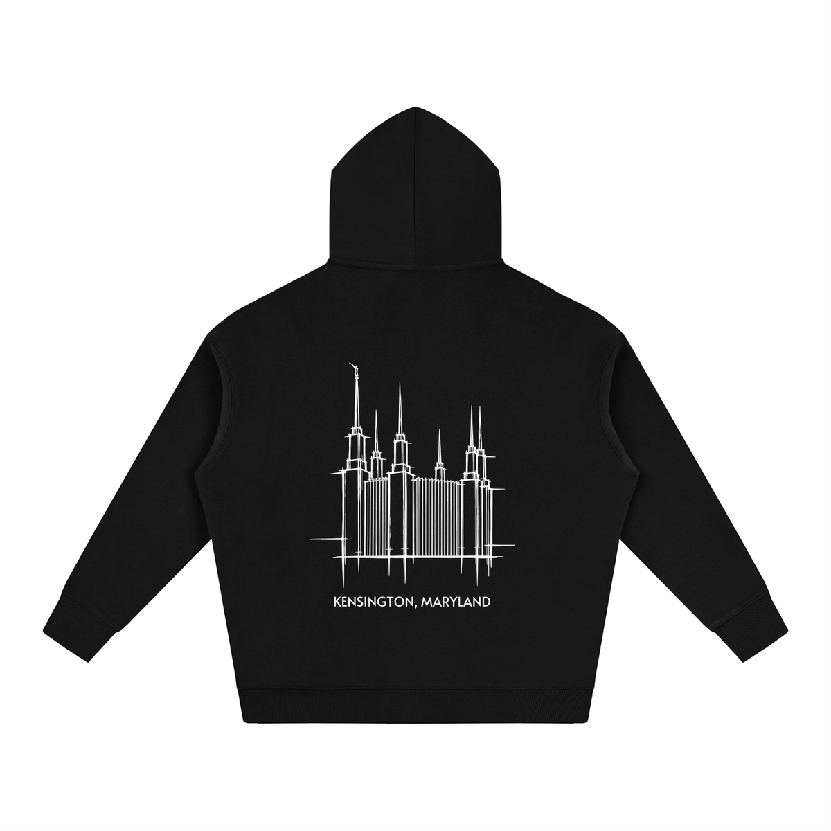 Ultra-soft Oversized Temple Hoodie (Washington D.C.)