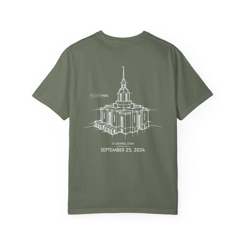 Essential Temple Tee – with personalizable date (Red Cliffs)