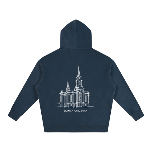 Ultra-soft Oversized Temple Hoodie (Spanish Fork)