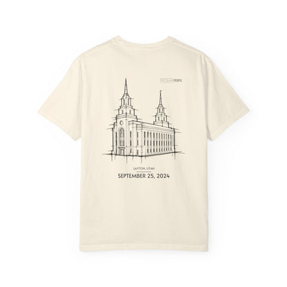 Essential Temple Tee – with personalizable date (Layton)
