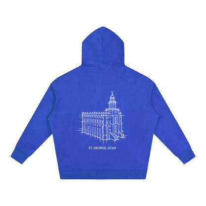 Ultra-soft Oversized Temple Hoodie (St. George)