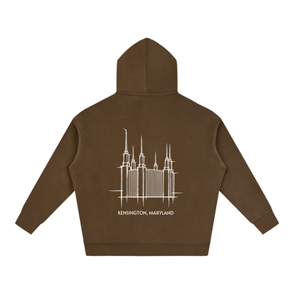 Ultra-soft Oversized Temple Hoodie (Washington D.C.)