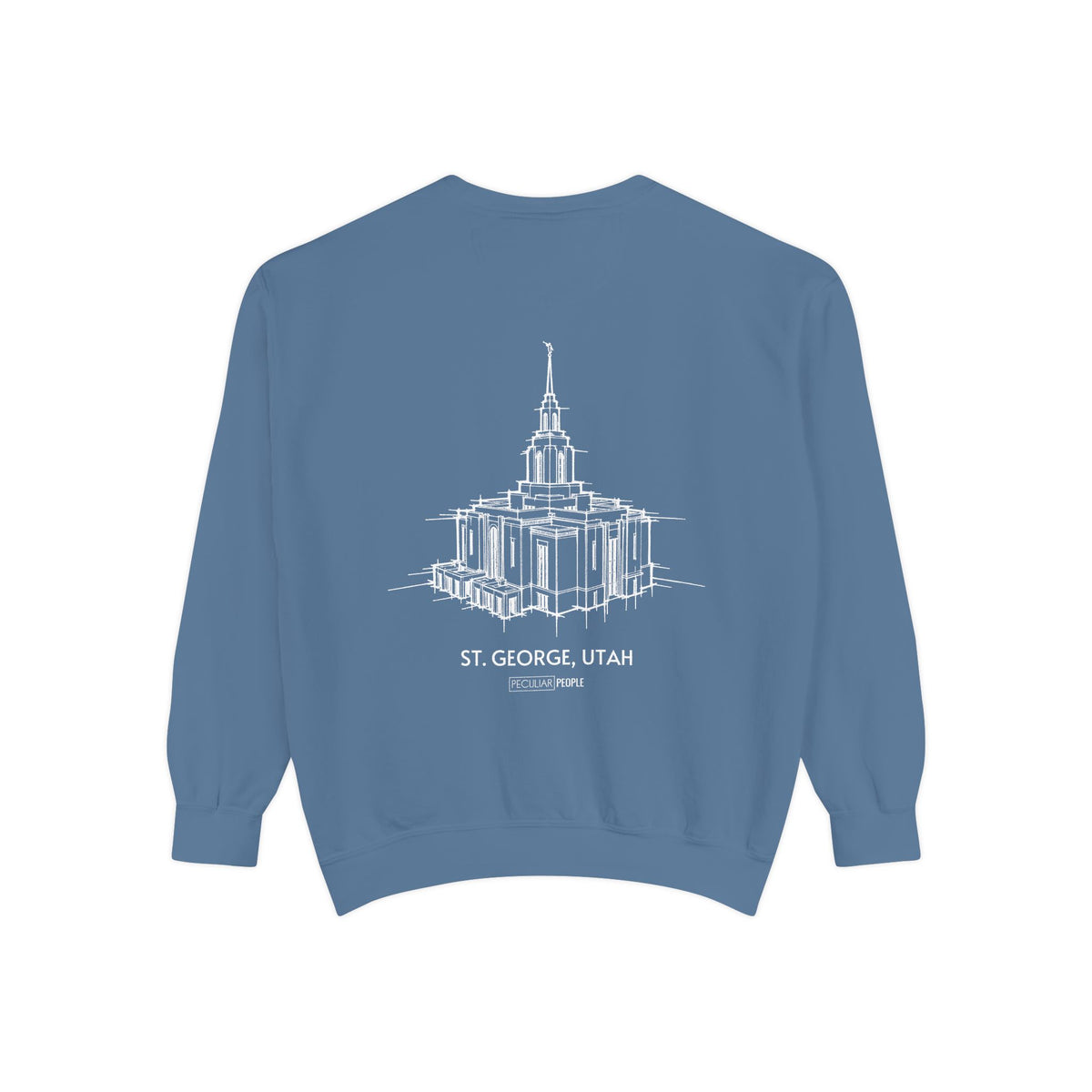 Classic Temple Crew Sweatshirt (Red Cliffs)
