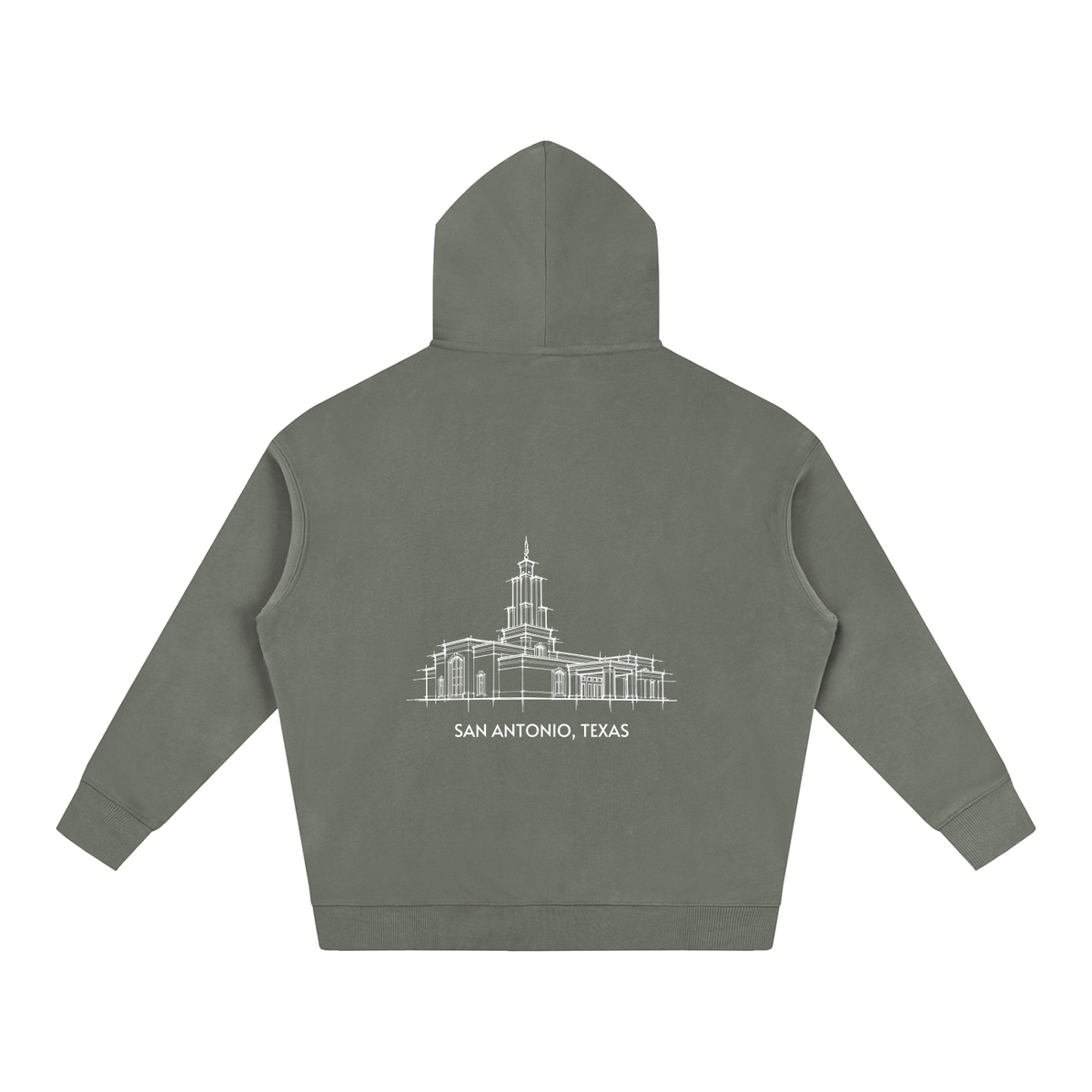 Ultra-soft Oversized Temple Hoodie (San Antonio)