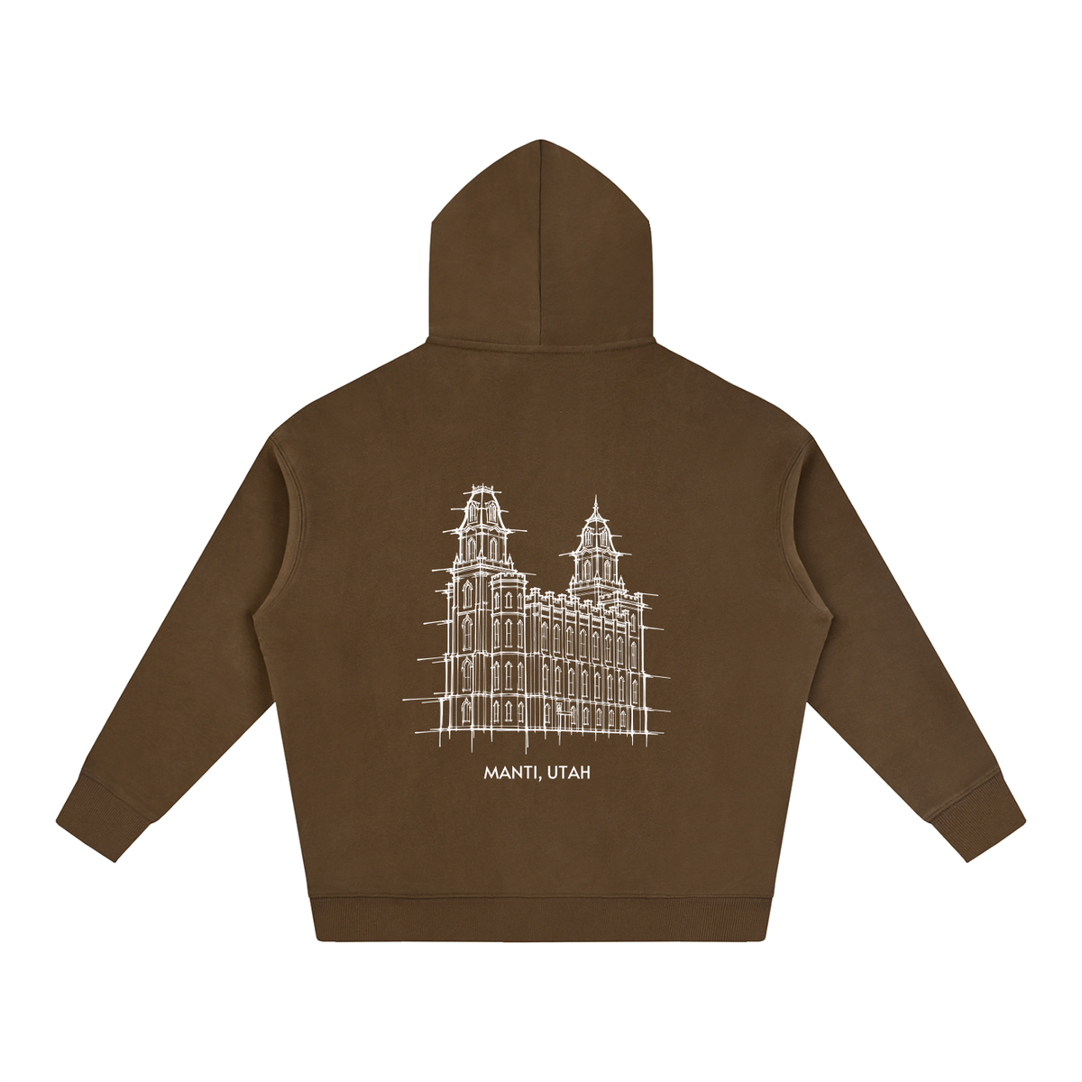 Ultra-soft Oversized Temple Hoodie (Manti)