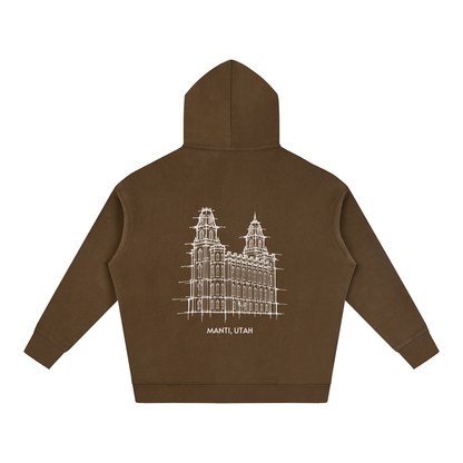 Ultra-soft Oversized Temple Hoodie (Manti)