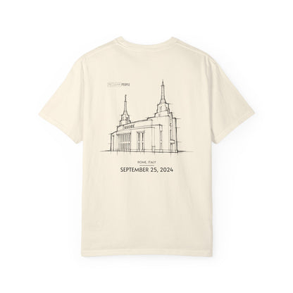 Essential Temple Tee – with personalizable date (Rome)