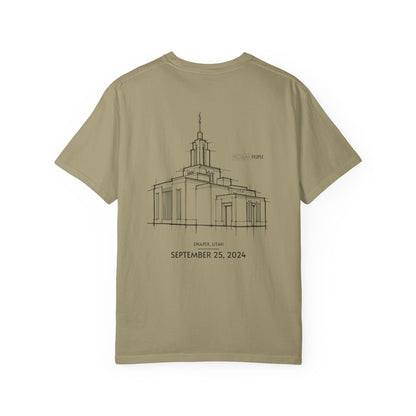 Essential Temple Tee – with personalizable date (Draper)