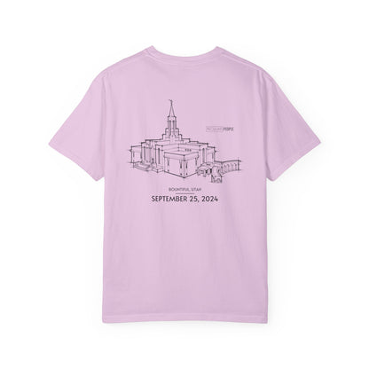 Essential Temple Tee – with personalizable date (Bountiful)