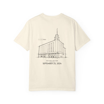 Essential Temple Tee – with personalizable date (Manhattan)
