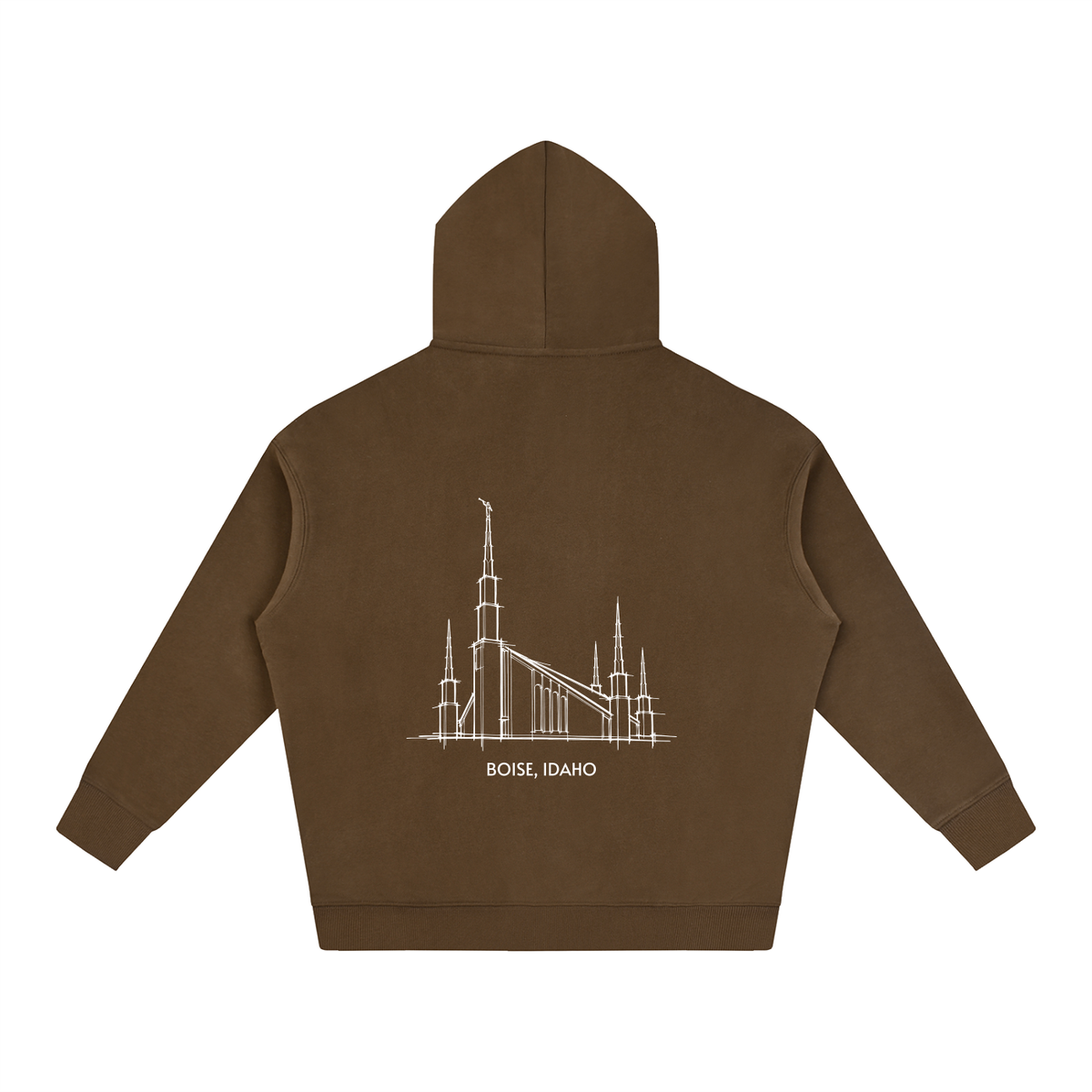 Ultra-soft Oversized Temple Hoodie (Boise)