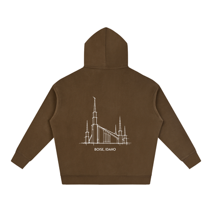 Ultra-soft Oversized Temple Hoodie (Boise)