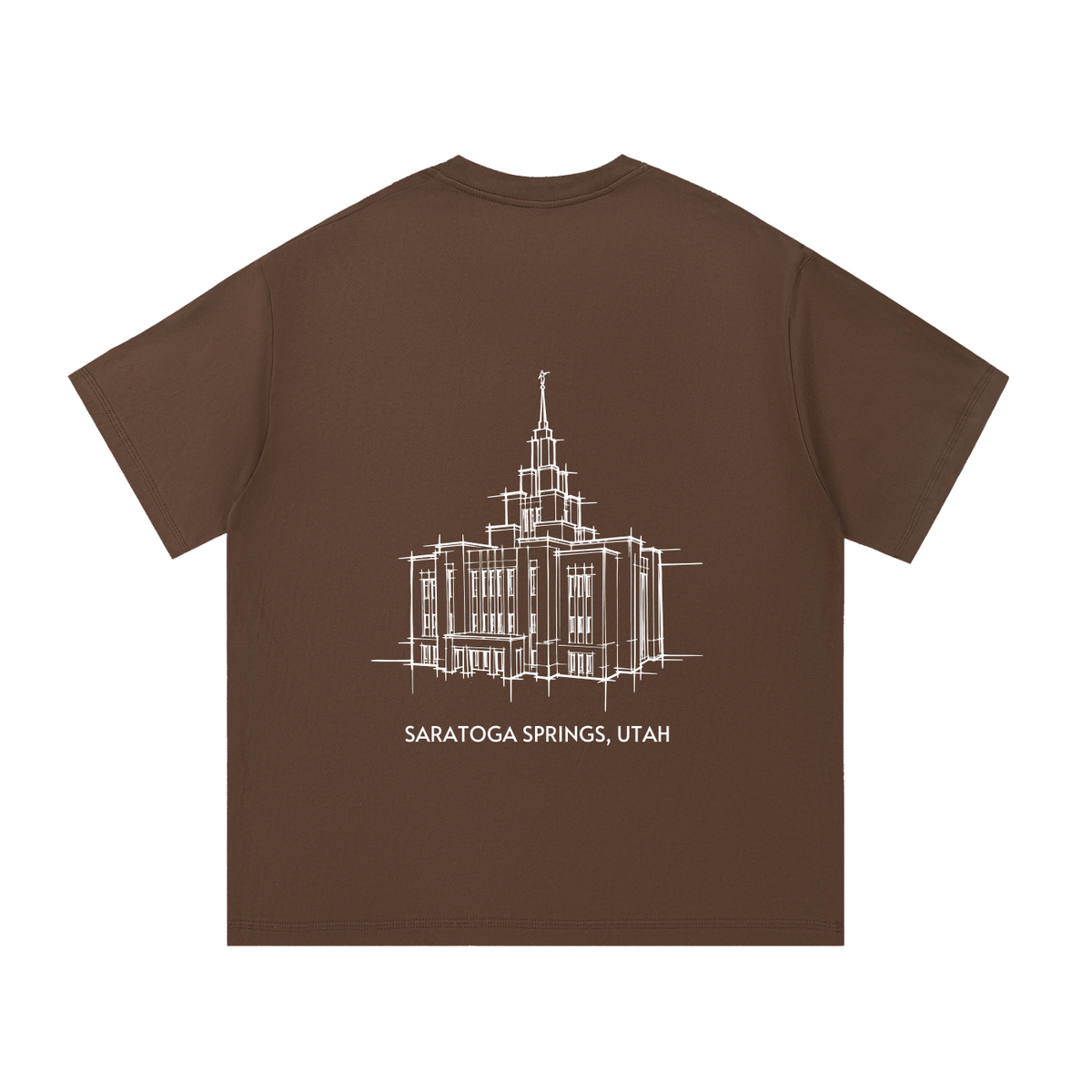 Essential Heavyweight Temple Tee (Saratoga Springs)