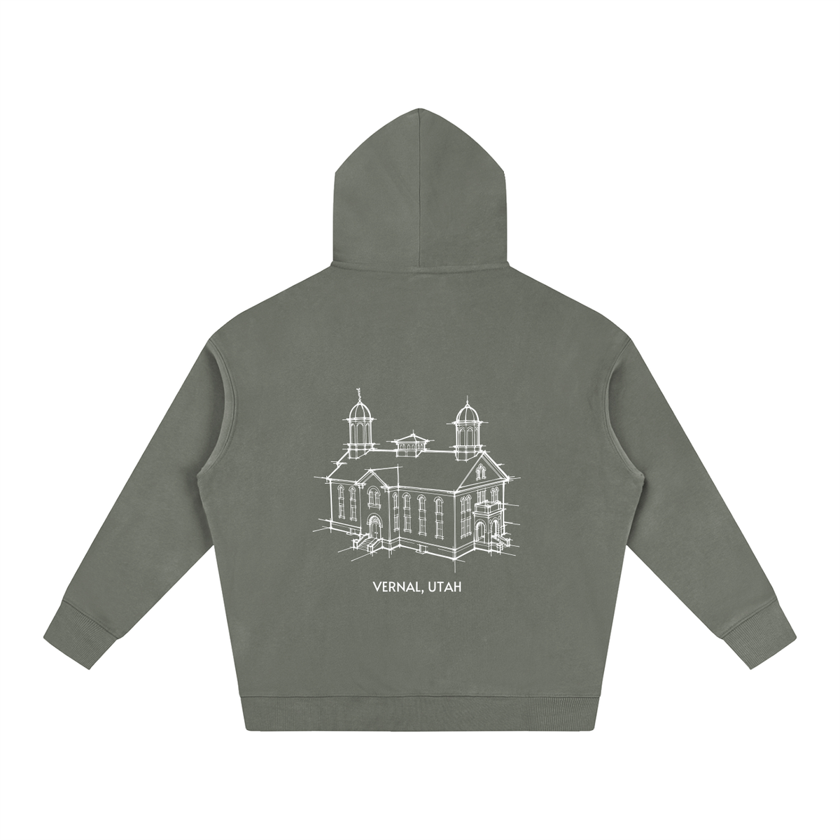 Ultra-soft Oversized Temple Hoodie (Vernal)