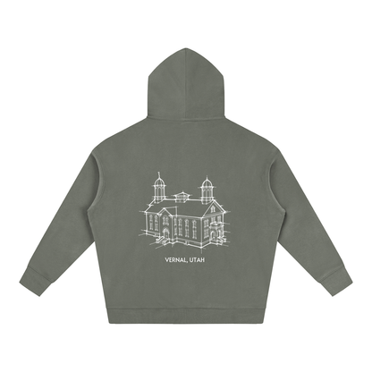 Ultra-soft Oversized Temple Hoodie (Vernal)