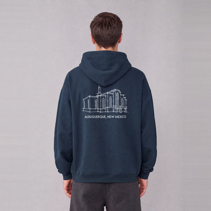 Ultra-soft Oversized Temple Hoodie (Albuquerque)